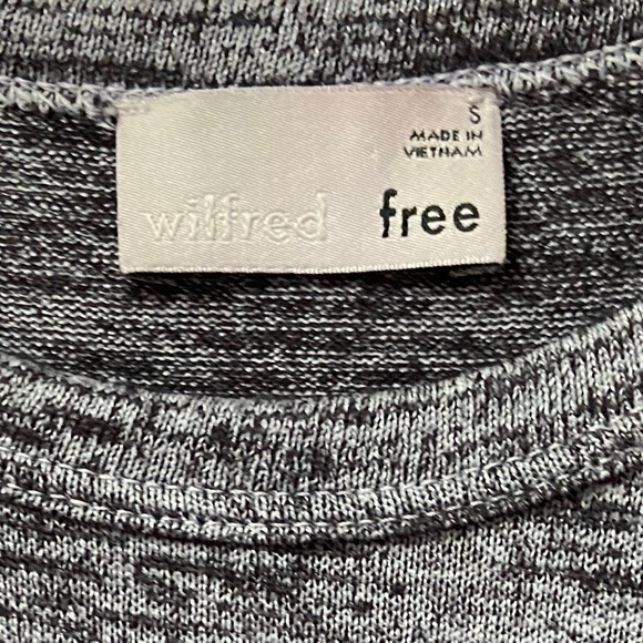 Wilfred Free Mara GREY BLACK T-shirt Dress - Picture 5 of 6